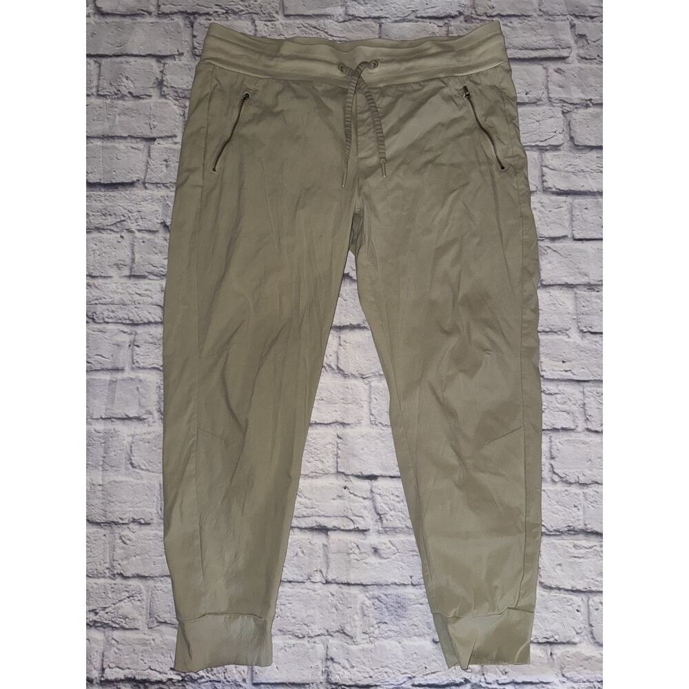 Athleta Trekkie North Jogger‎ Pants Nylon Women's 16 Beige Stretch Plus Casual